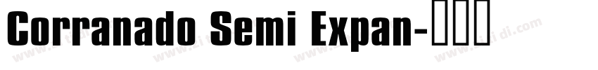 Corranado Semi Expan字体转换 Corranado Semi Expan字体转换